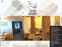 Tablet Screenshot of cucinabriganti.com